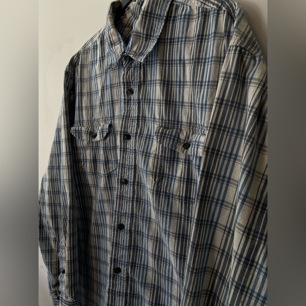 Wrangler Plaid Button Down